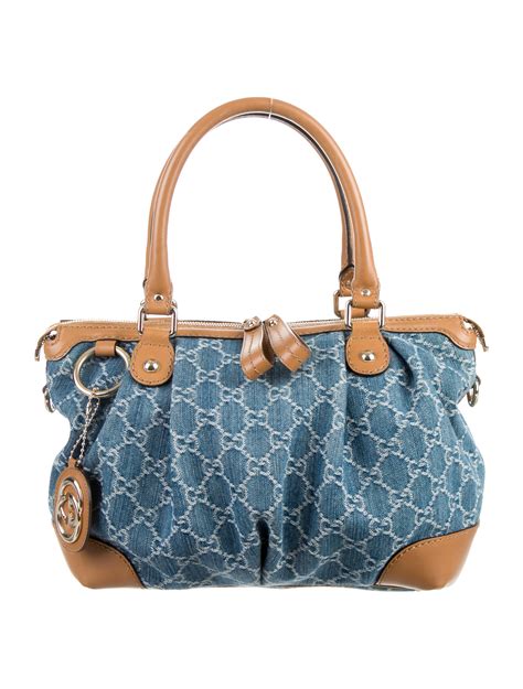 gucci sukey tote bag price|Gucci denim sukey bag.